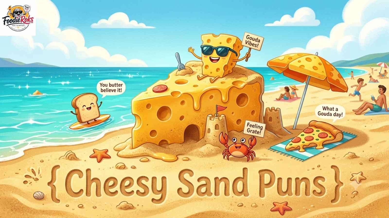 Cheesy Sand Puns