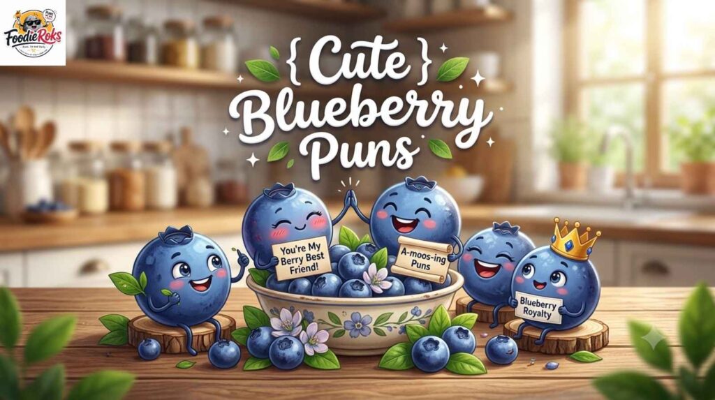 Cute Blueberry Puns