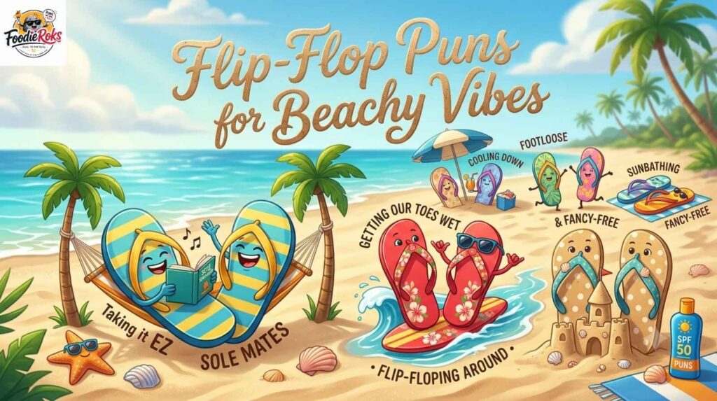 Flip-Flop Puns for Beachy Vibes