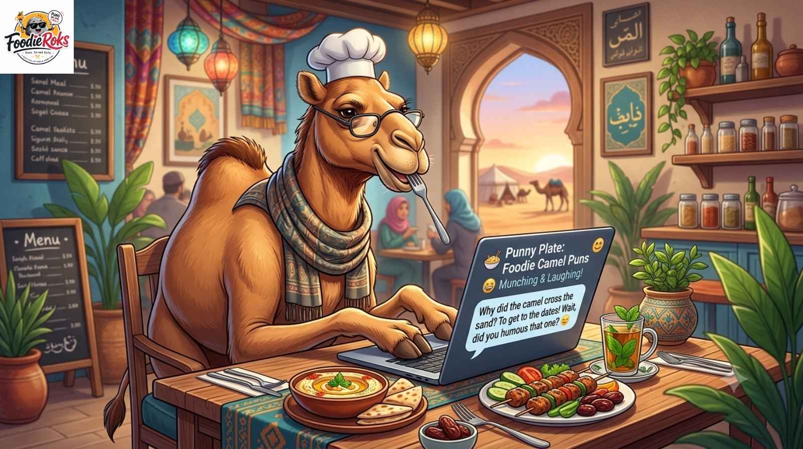 Foodie Camel Puns