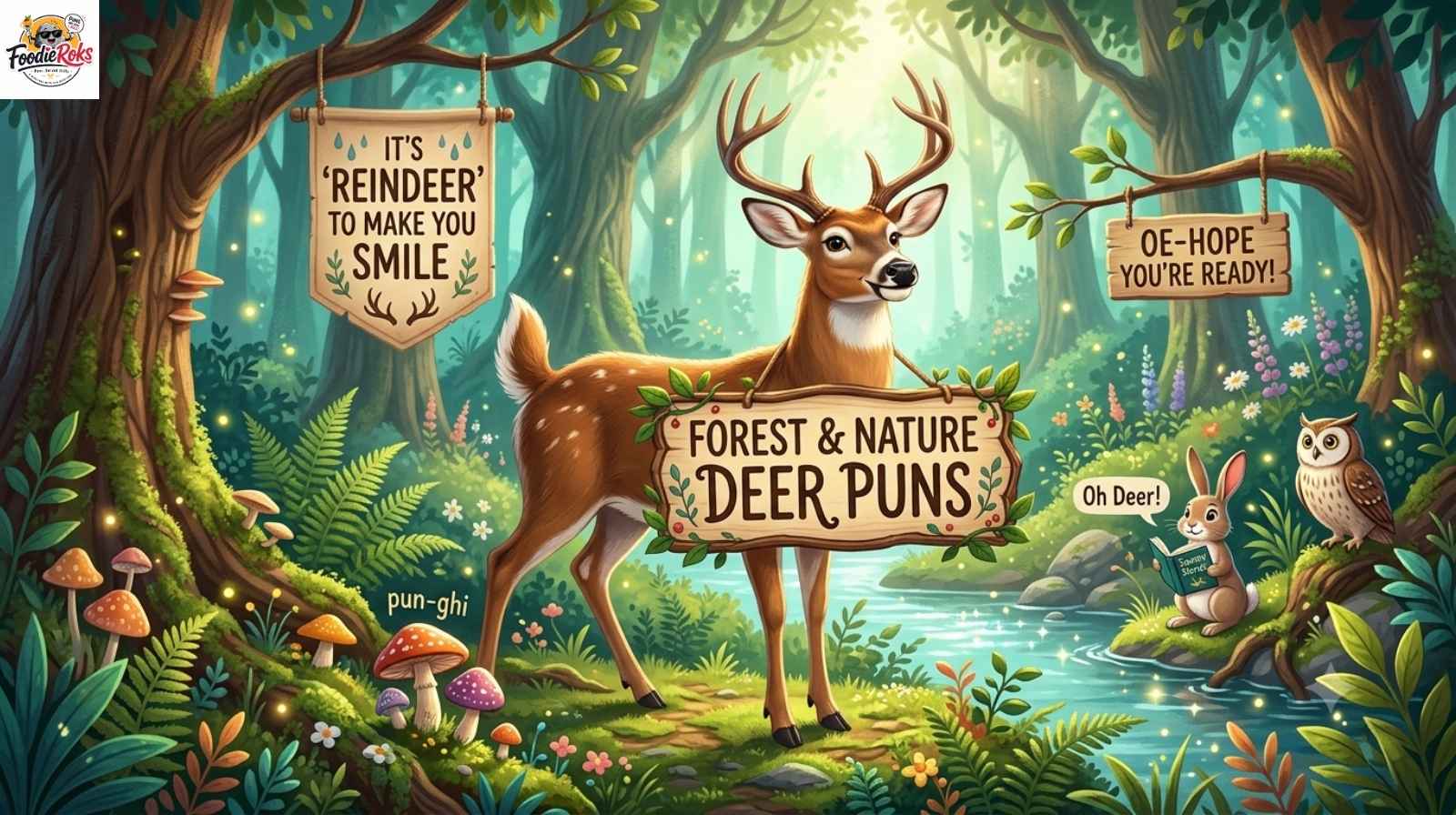 Forest & Nature Deer Puns 