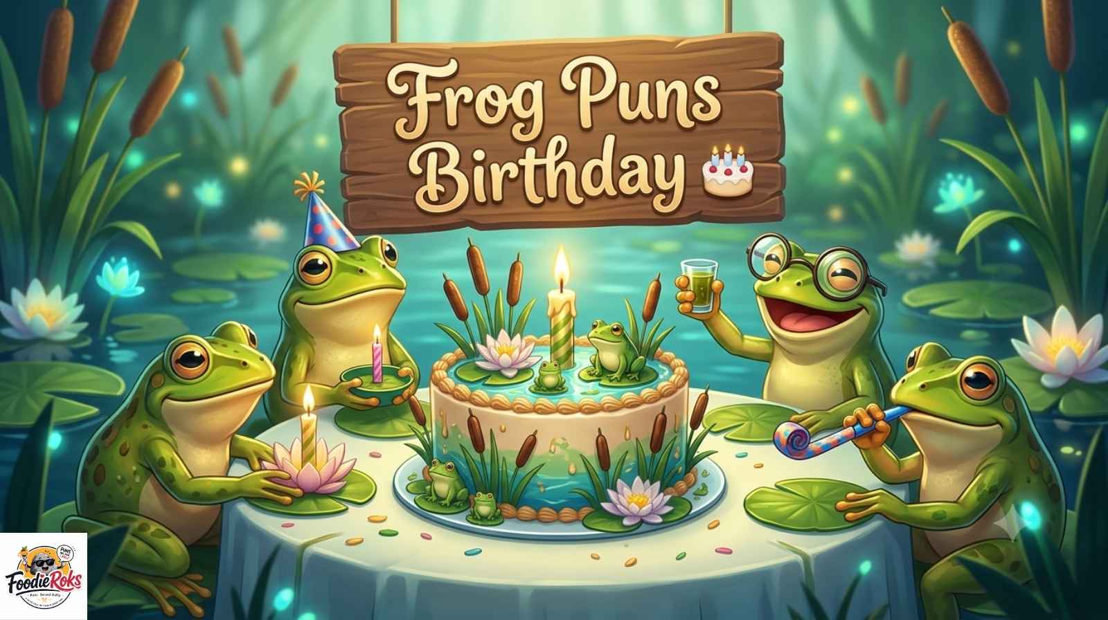 Frog Puns Birthday