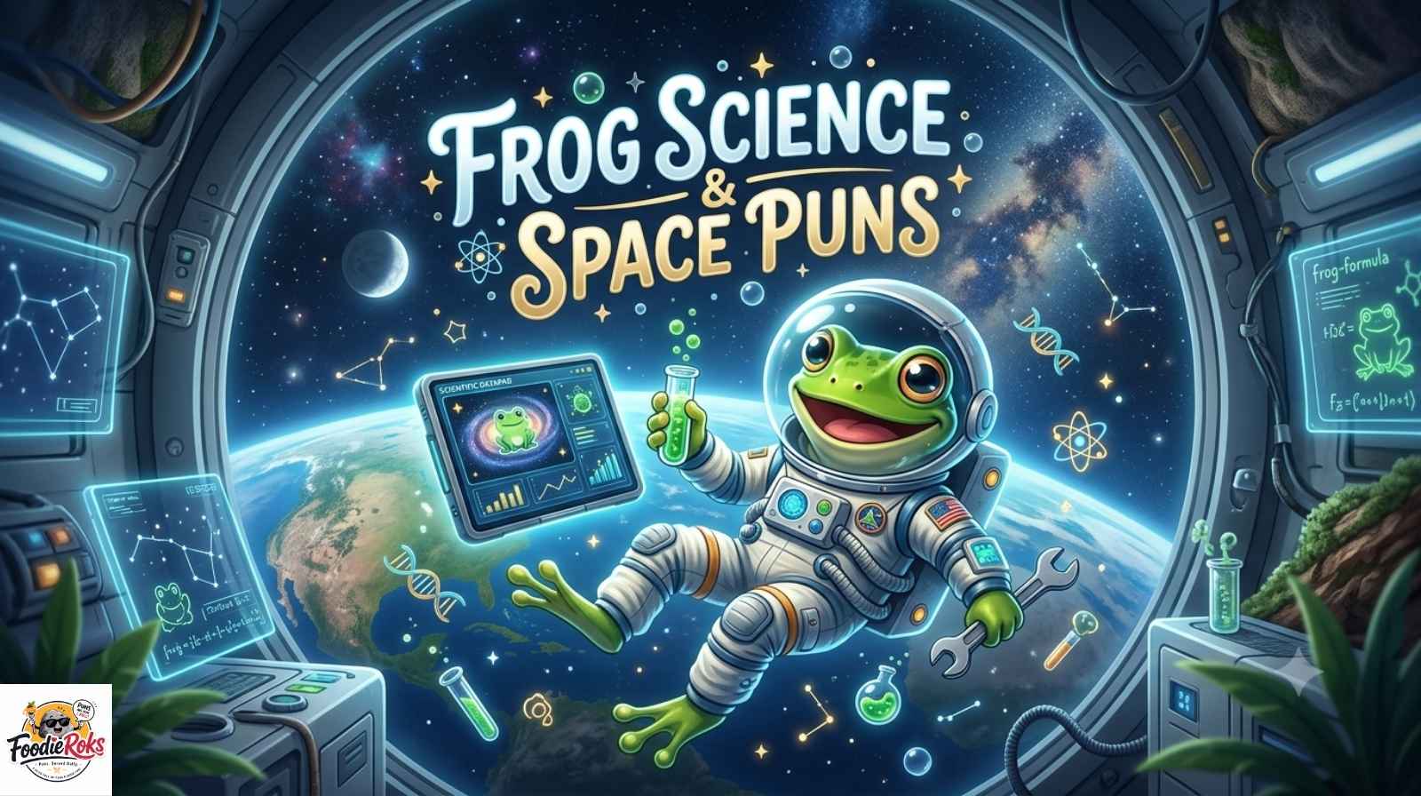 Frog Science & Space Puns