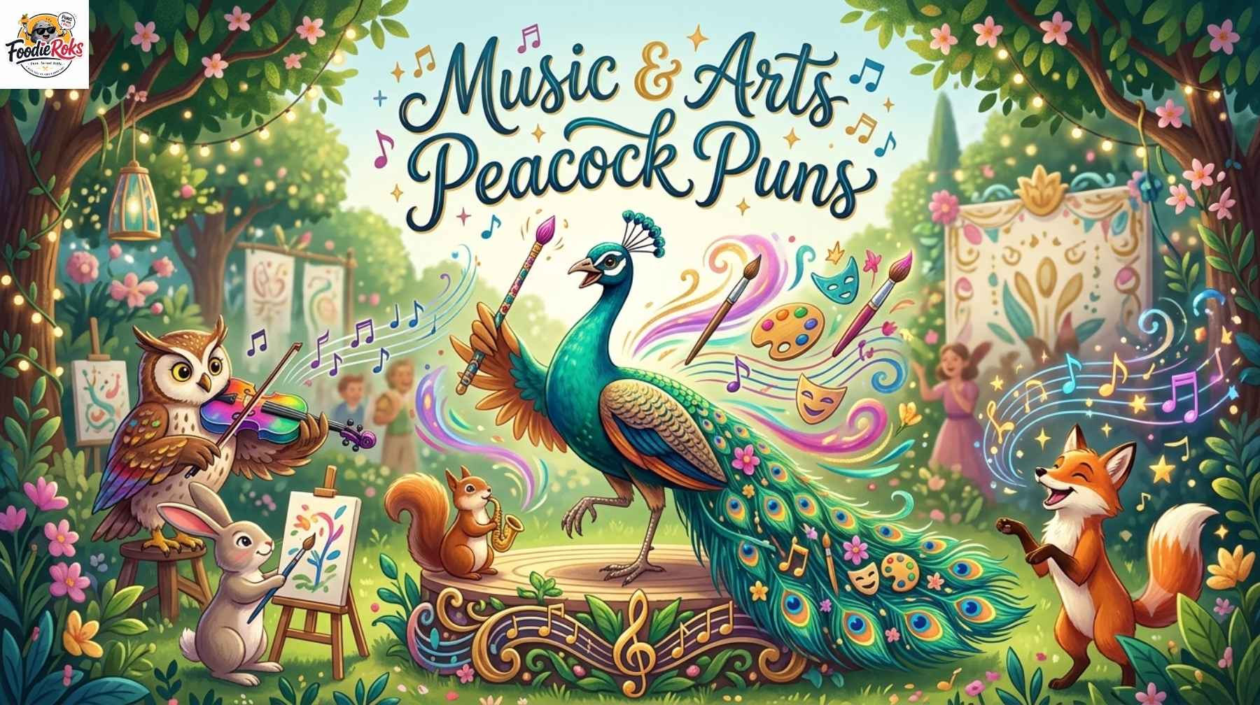 Music & Arts Peacock Puns