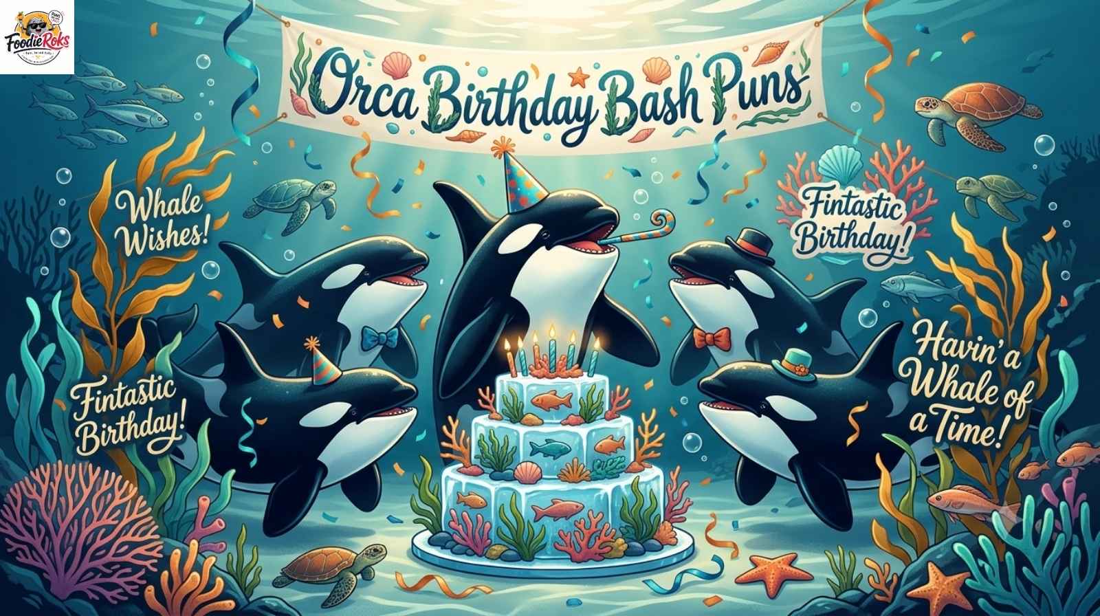 Orca Birthday Bash Puns