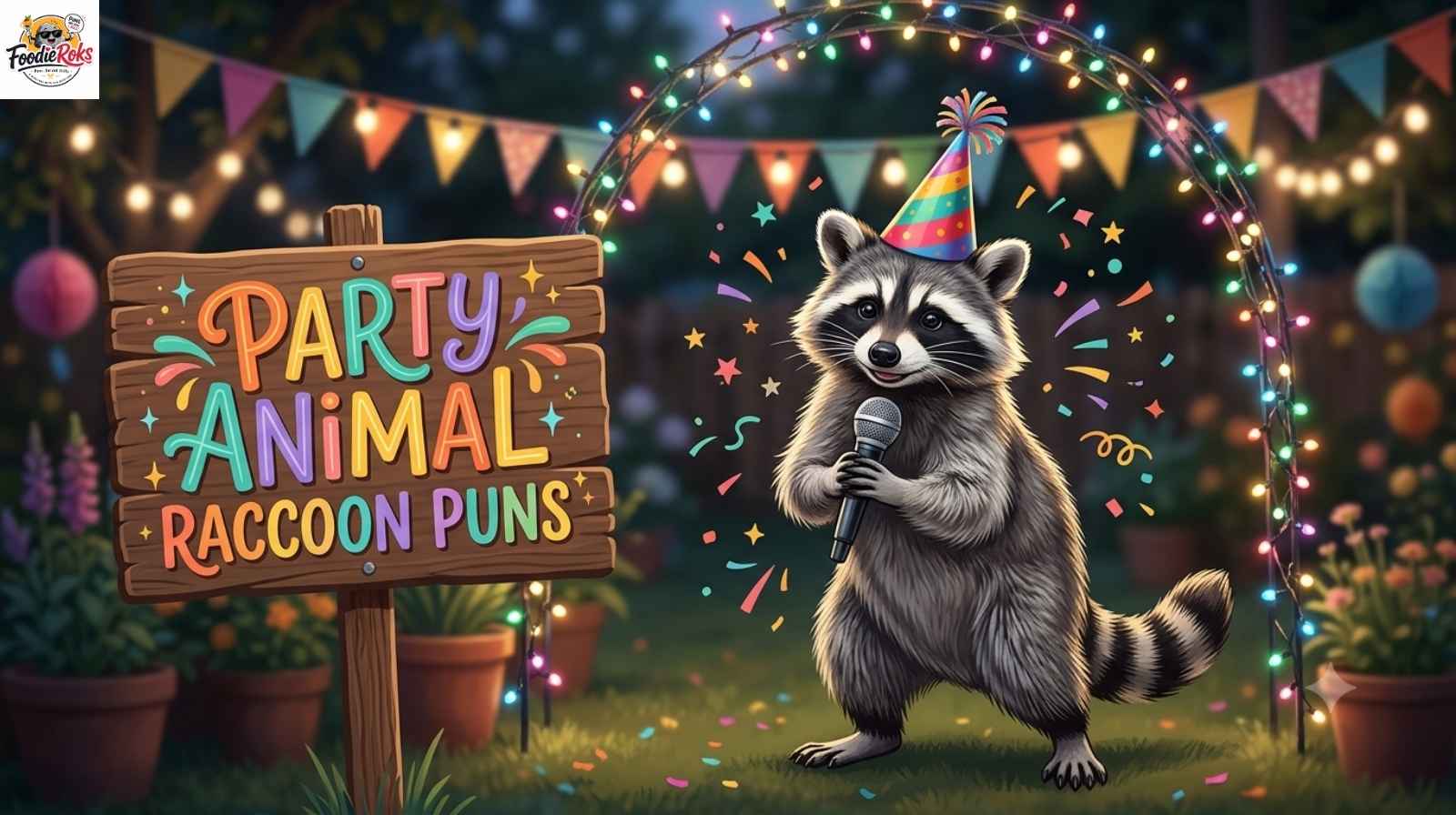 Party Animal Raccoon Puns