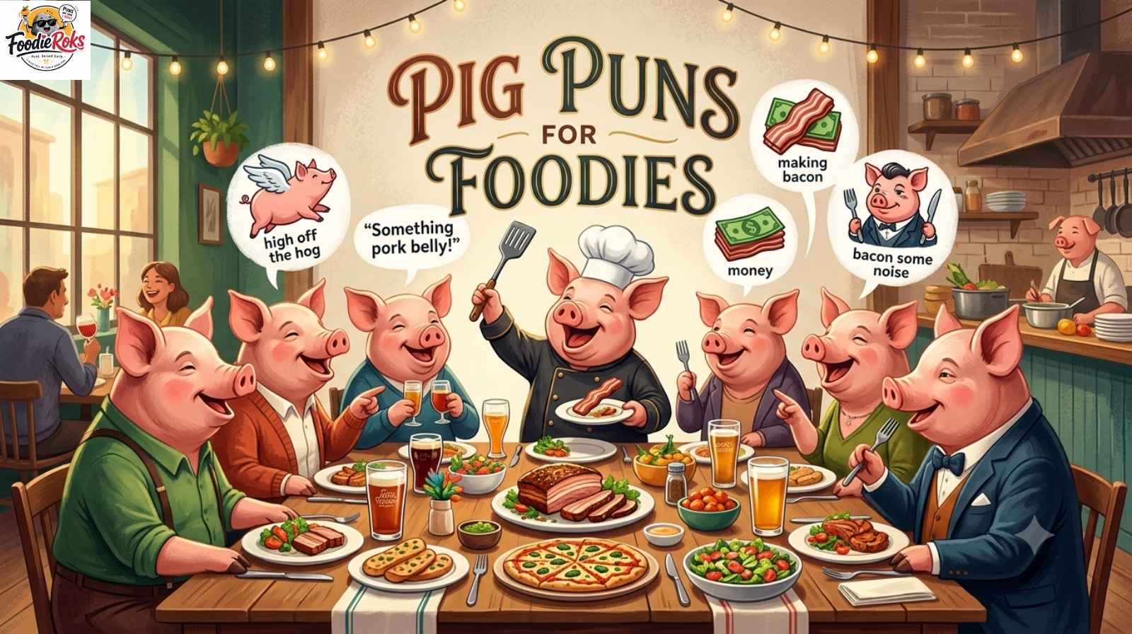 Pig Puns for Foodies