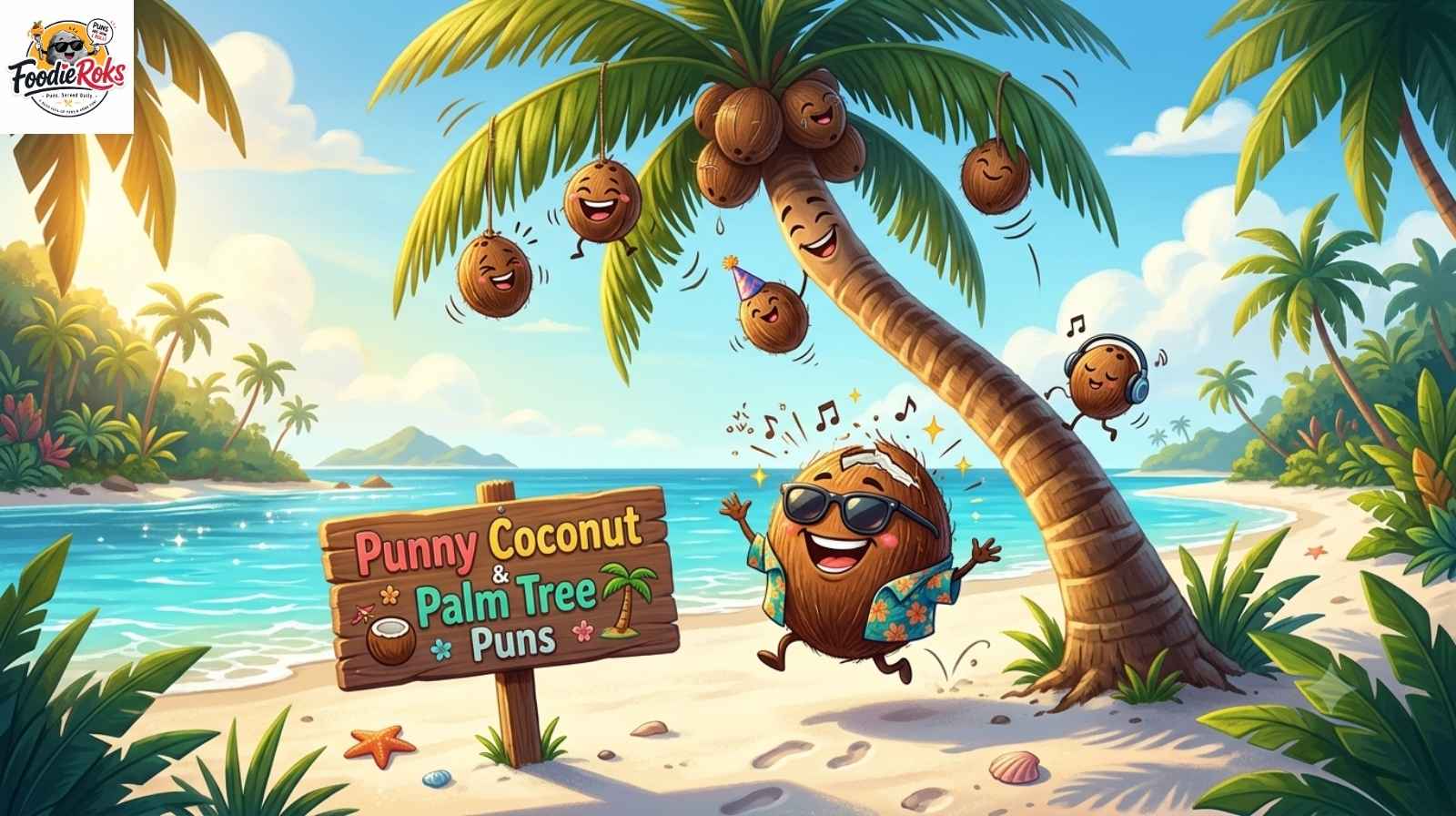 Punny Coconut & Palm Tree Puns