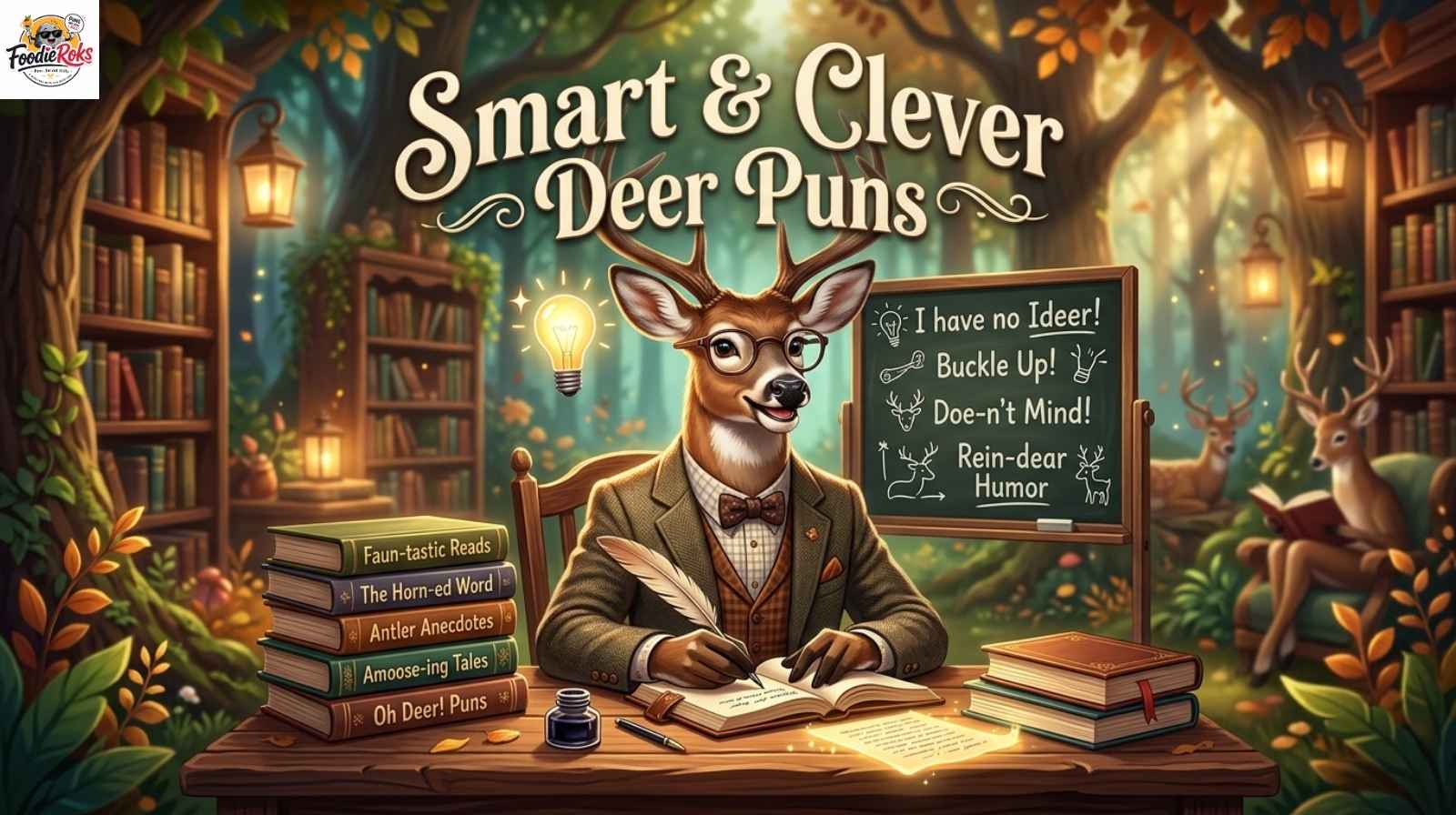 Smart & Clever Deer Puns