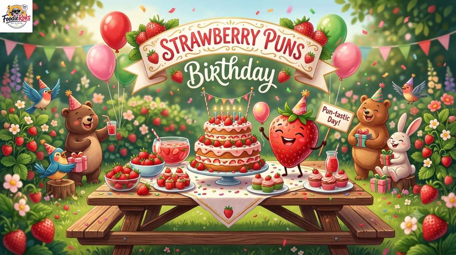 Strawberry Puns Birthday
