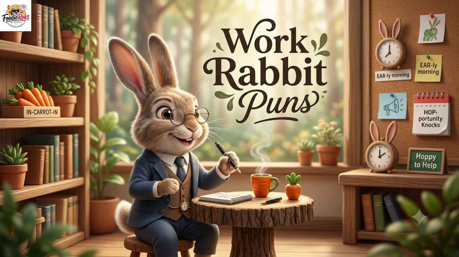 Work Rabbit Puns