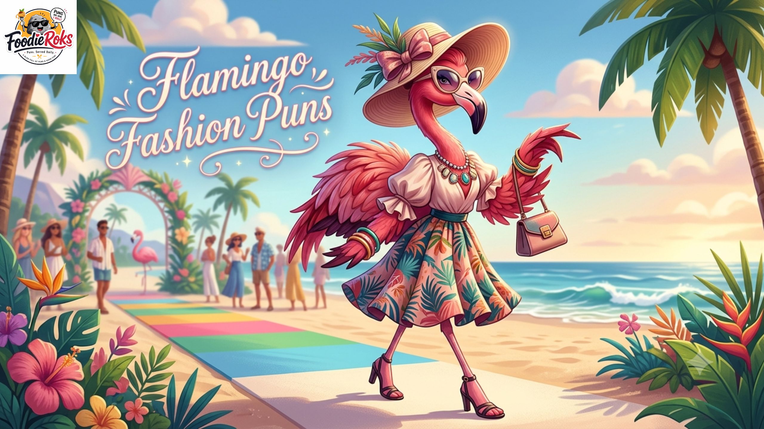 Flamingo Fashion Puns