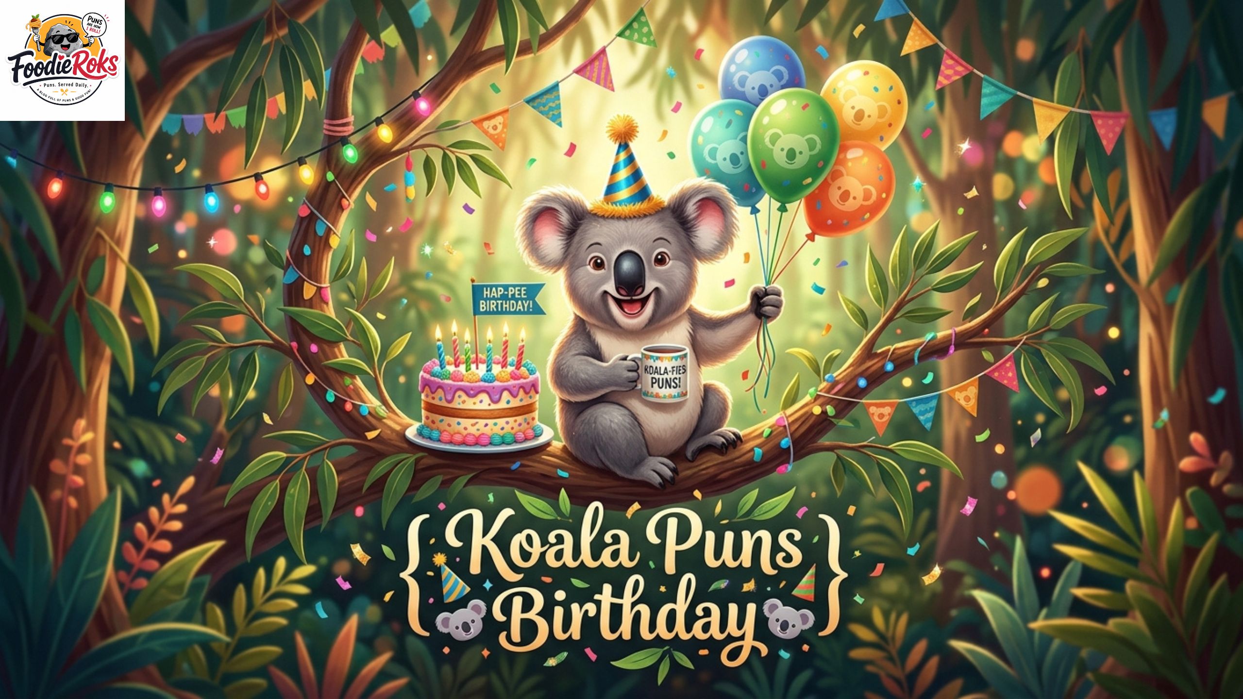 Koala Puns Birthday