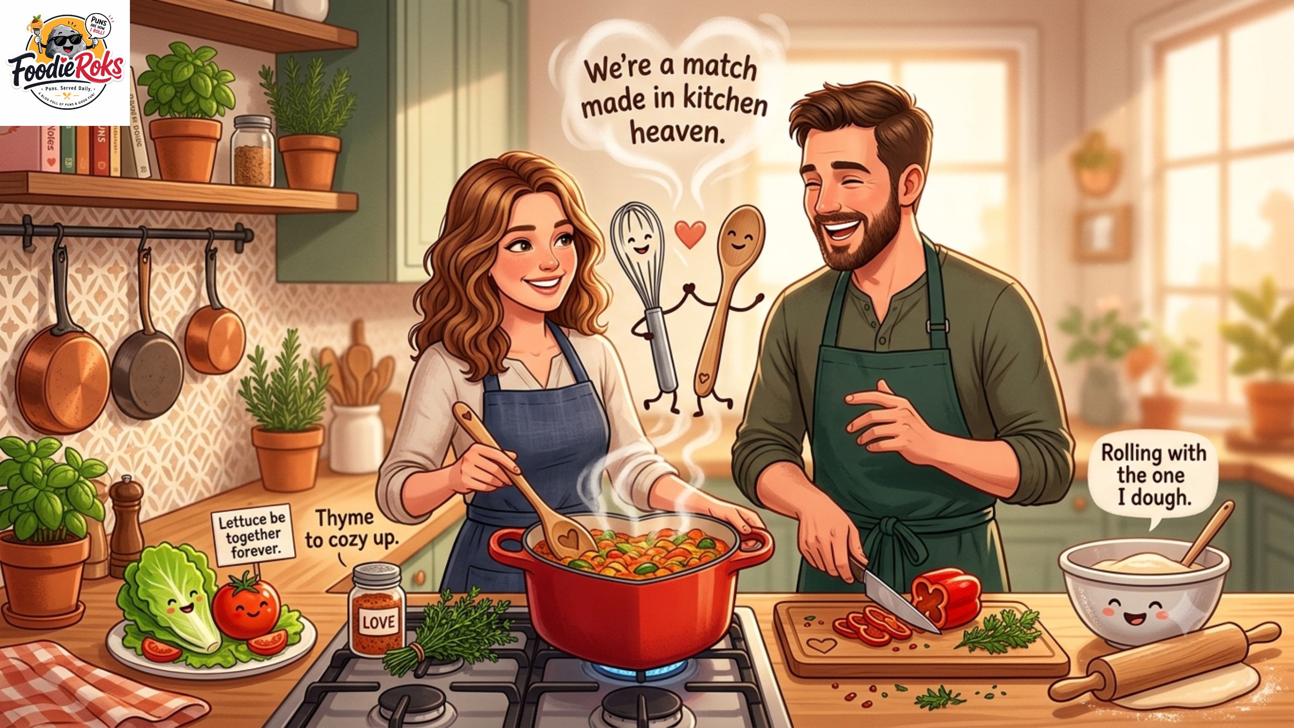 Romantic Cooking Puns